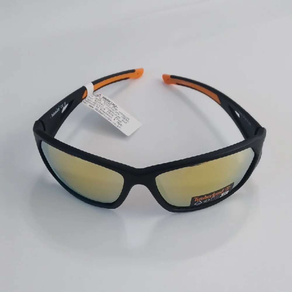 Timberland Black Sunglasses with Orange Accents Brand New But With Out Case